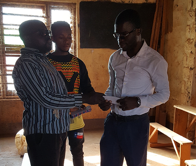 APTICA supports seventeen visually impaired students in Bamenda, Northwest region Cameroon 