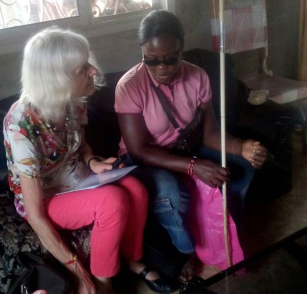 APTICA reçoit une nouvelle impulsion de la secrétaire générale de Fakkel-2000 pour l’intégration des aveugles au Cameroun